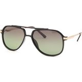 Swing SE346-C001 56 Polarize Unisex Güneş Gözlüğü - Siyah - Yeşil