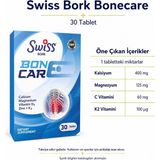 Swiss Bork Bonecare Kalsiyum ve Magnezyum 30 Tablet
