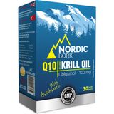 Swiss Bork Bork Pure Krill Oil Q10 – Yüksek Emilimli Omega-3 (EPA/DHA) & Koenzim Q10 | 30 Soft Gel Kapsül - Aromasız
