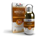 Swiss Bork® Intense Bronz Oil Spray Spf 30+ (Suya Dirençli Doğal Bronzlaştırıcı Sprey) 100mL