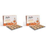 Swiss Bork Portakal ve C vitamini Aromalı Pastil 2li paket