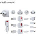 Swiss Charger SCH-10002 Universal Pack Seyehat Seti
