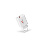 Swiss Charger SCH-40659 Beyaz 65 W Type-C ve USB Hızlı Şarj Cihazı