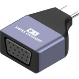Swiss Charger Swiss Charger 30051 Type C'den VGA Dönüştürücü Adaptör iPad MAC Windows uyumlu - Siyah