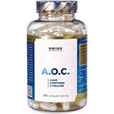 Swiss Pharma Swiss Pharmaceuticals Aoc Arginine Alpha-Ketoglutarate L-Citrulline Malate L-Ornithine 180 Capsul
