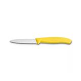 SwissClassic Tırtıklı Soyma Bıçağı, 8 cm, Sarı Saplı, Bulaşık Makinesinde Yıkanabilir