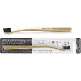 Swissdent Profı Whitening Diş Fırçası Tekli (Yumuşak) Gold-Siyah (Aktif Kömür) - Gold - Siyah