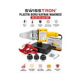 Swisstron Swseco2032 Pprc Plastik Boru Kaynak Makinesi Seti 20-25-32mm Isı Ayarlı Boru Makas Çantalı