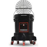 Swissvax Wash System - Profesyonel Güvenli Araç Yıkama Sistemi (Kova ve Izgara Seti)