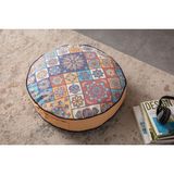 Swita Home Dekoratif Çok Amaçlı Yer Bahçe Balkon Kamp Minderi - 60 x 60 cm - Karışık