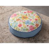 Swita Home Dekoratif Çok Amaçlı Yer Bahçe Balkon Kamp Minderi - 60 x 60 cm - Renkli