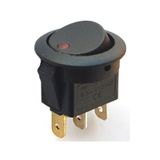 Switch - "132" - 220 Volt - Yuvarlak On/Off Anahtar - Nokta Işıkl