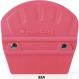 Switch Card Oval Ragle Ppf/tph Cam Filmi Çekme Uygulama Aparatı Teflonlu 85A Sertlik 10X9CM Pembe - Belirtilmemiş