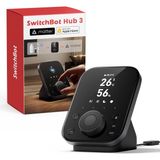 Switchbot Hub 3 Akıllı Ev Hub- Matter Destekli, Ir Kumanda ve Termometre/higrometre (Alexa, Homekit, Google Home Uyumlu) - Siyah