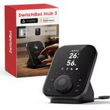 Switchbot Hub 3, Madde Destekli Akıllı Ev Hub'ı, Akıllı Ir Bluetooth Uzaktan Kumanda, Wifi Termometre Ve Higrometre (2,4 Ghz'i Destekler), Alexa, Homekit, Google Home, Ifttt İle Uyumlu