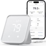 SwitchBot Hub2.0, WiFi Termometre Higrometre Olarak Çalışır, IR Uzaktan Kumanda, Akıllı Uzaktan Kumanda ve Işık Sensörü, SwitchBot Wi-Fi Bağlantısı (Destek 2.4GHz), Alexa ve Google Asistan ile Uyumlu