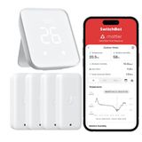 Switchbot Termometre Higrometre İç Mekan 4 Paketi, Hub2, Wifi Ve Bluetooth Dış Mekan Termometresi Nem Ölçer, Uygulama Bildirimleri, Apple Home,