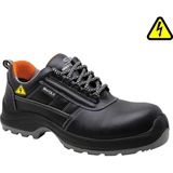 Swolx Clas X-10 S3 Deri Elektrikçi Siyah İş Ayakkabısı