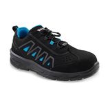 Swolx Tekstil Laminasyonlu Microfiber-S1P Unisex İş Güvenliği Ayakkabısı AIR-X110-BLUE Siyah