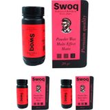 Swoq 20 g X 3 Adet Saç Şekillendirici Pudra Wax No:3 Mat Etkili Profesyonel Ürün
