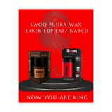 SWOQ PUDRA WAX NO:3 SAÇ ŞEKİLLENDİRİCİ 20GR & ERKEK PARFÜM EDP 100 ML EXF/NRCO