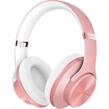Sword Bluetooth 5.3 Kulak Üstü Kulaklık, Hoparlör Modu, Ekstra Bass, 25 Saat Pil Ömrü, Koruma Kılıfı SW-9001 - Pembe