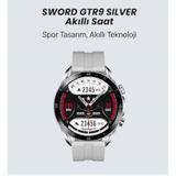 Sword Harmonia SW-GTR9 1.45" Akıllı Saat (Distribütör Garantili) silver