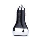 Sword LED Göstergelı /çift USB Qc3.0 Araç Şarj / Çakmaklık Adaptörü - Siyah