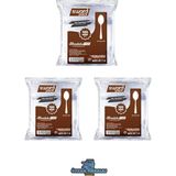 Sword Pack Plastik Lüx Kaşık 100’LÜ 3 Paket - Kahverengi