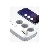 Sword SW-3PU1C 30W Type-C Akım Korumalı 3'lü Wi-Fi Akıllı Priz 2 M