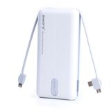 Sword Type-C Beyaz Gri 10000 mah Kendinden Kablolu Powerbank