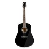 Sx Sd104gbk Akustik Gitar Siyah