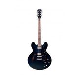 SX SEL6GBU Semi Hollow Elektro Gitar (Glitter Blue)