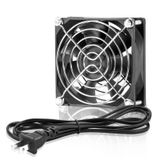 SXDOOL EC 80mm 8025 Soğutma Fanı 80mm x 80mm x 25mm AC 110V 115V 120V 220V 240V Yüksek Hızlı Çift Bilyalı Rulman