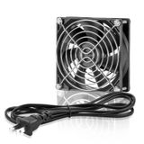 SXDOOL EC AC Soğutma Fanı 90 mmX90 mmX25 mm 110 V 115 V 120 V 220 V 240 V Çift Bilyalı Rulman