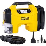 SXVI02001 12VOLT/18VOLT 160 Psı Dijital Basınç Göstergeli Lastik & Yatak Şişirme Pompası + Araç Süpürgesi + LED Lamba (Akü Dahil Değildir)