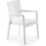 SY-2527 Royale Hasır Desenli Rattan Bahçe Koltuk Sandalye 4'lü Set - Çok Renkli - 1 Adet