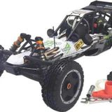 SY RACING 1/5 Baja 5B 30.5CC RTR Kurşunsuz Benzinli Uzaktan Kumandalı RC Araba 80+kmh Offroad Beyaz-Yeşil KullanımaHazır