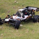 SY RACING 1/5 Baja 5B 30.5CC RTR Kurşunsuz Benzinli Uzaktan Kumandalı RC Araba 80+kmh Offroad BeyazGri (Kullanıma Hazır)
