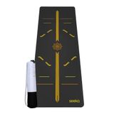 sy seeka yoga Pro Serisi Flow Mat (Sarı/Turuncu)