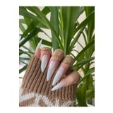 SYBELLE KOZMETİK 100 Adet Naturel Stiletto Takma Tırnak