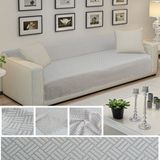 Sycamore Home Kaymaz Tabanlı Koltuk Örtüsü 175X215 cm – Altı Polarlı, Örme Kumaş, Çekyat ve Kanepe Uyumlu - 175 x 215 cm - Gri