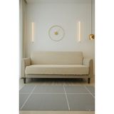 SYCAMORE HOME Koltuk Örtüsü 175x215 cm Kaymaz Şönil Kumaş Yıkanabilir Çekyat Kanepe Örtüsü - 170 x 210 cm - Krem