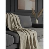 SYCAMORE HOME Koltuk Örtüsü 175x215 cm Kaymaz Şönil Kumaş Yıkanabilir Çekyat Kanepe Örtüsü - 180 x 220 cm - Bej