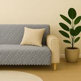 SYCAMORE HOME Premium Şönil Koltuk Örtüsü 175x215 cm, Kaymaz Jakarlı Dokuma, Yıkanabilir Lüks Çekyat ve Kanepe Şalı (ANTRASİT)