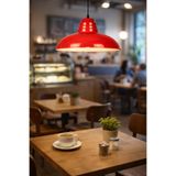 Sydney Özel Tasarım Modern Dekoratif - Cafe - Sarkıt - Mutfak Tekli Avize (Kırmızı)
