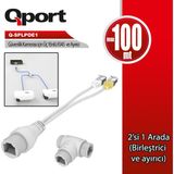 Sylar Qport Q-Splpoe1 2ın1 Ag Konnektoru + 3 Yollu Poe Splıtter