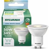Sylvania 4,2W 220-240V 345LM GU10 LED Çanak Ampul 10 Adet - Ilık Beyaz