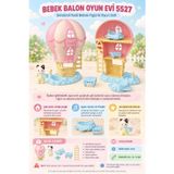 Sylvanian Families Bebek Balon Oyun Evi Smokinli Kedi Figürlü 5527 – Figür Yaklaşık 4 cm