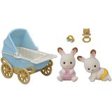 Sylvanian Families ESF5432 Çikolata Kulaklı Tavşan İkizler